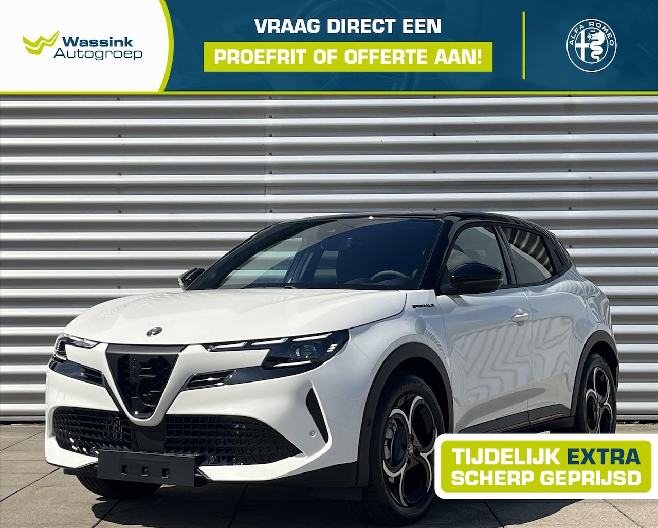 Alfa Romeo Junior - 1.2 Turbo Hybrid 136pk eDCT6 Ibrida Speciale Techno Pack | LED | Navigatie | Camera - AutoWereld.nl