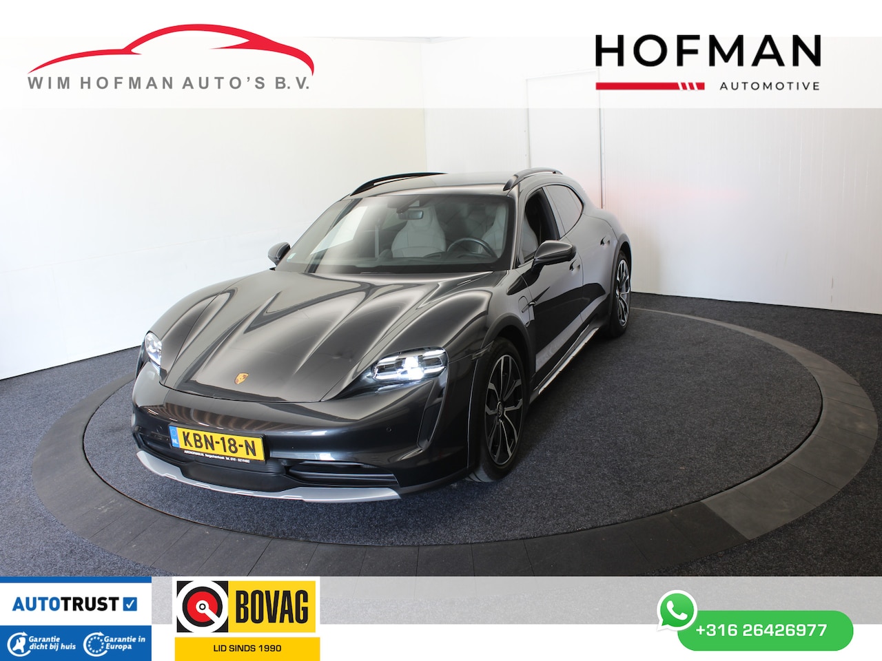 Porsche Taycan Cross Turismo - 4S 93,4 kWh 573 pk Panodak 100% SOH DualView Bose Memory Sport Chrono 360º Camera Warmtepo - AutoWereld.nl