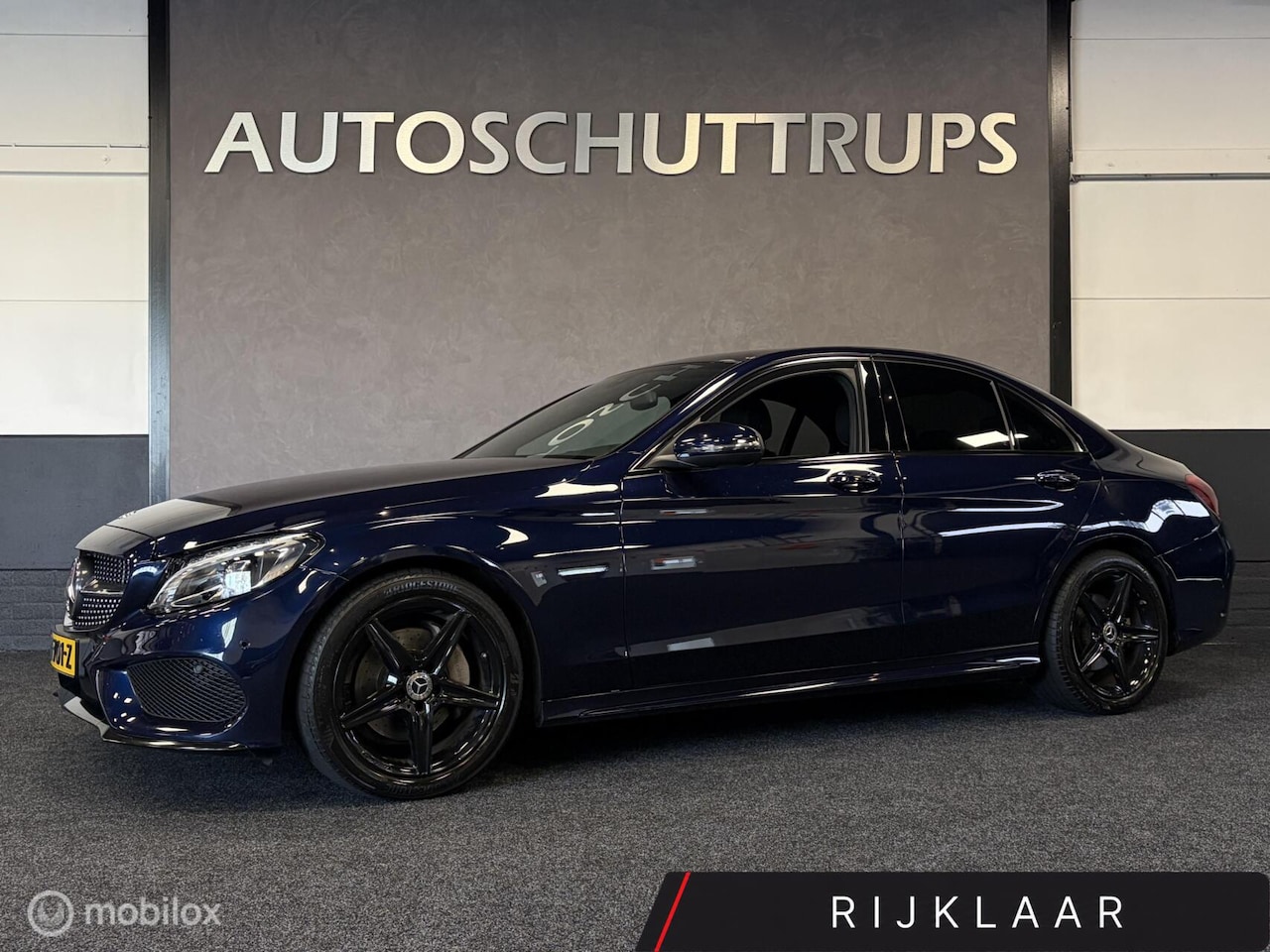 Mercedes-Benz C-klasse - 180 AMG Sport Edition LED / NAP / LEDER / STOELVERW. / SUPER ONDERHOUDEN / - AutoWereld.nl