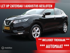 Nissan Qashqai - 1.2 N-Connecta Automaat, Trekhaak, Pdc voor + achter + camera, Cruise, Clima, Donker glas,