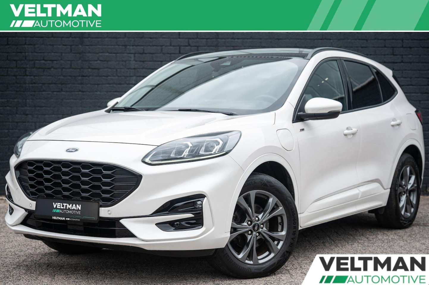 Ford Kuga - 2.5 PHEV ST-Line X PANO TREKHAAK CRUISE HEAD UP CAMERA STUURVERWARMING B&O - AutoWereld.nl