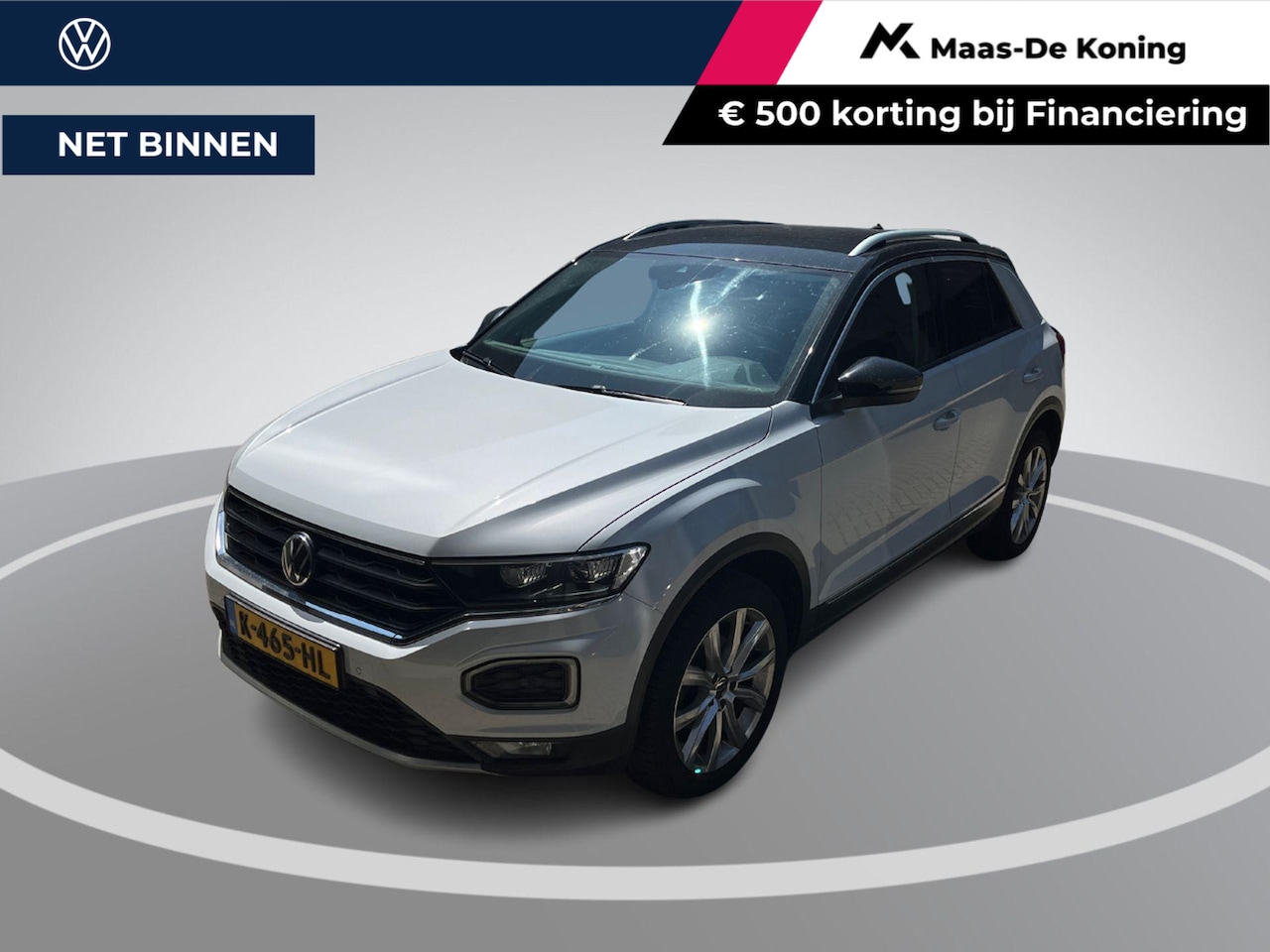 Volkswagen T-Roc - 1.5 TSI 150pk DSG Sport · Camera · ACC · Alarmklasse 3 · Apple/Android Car Play · Verkeers - AutoWereld.nl