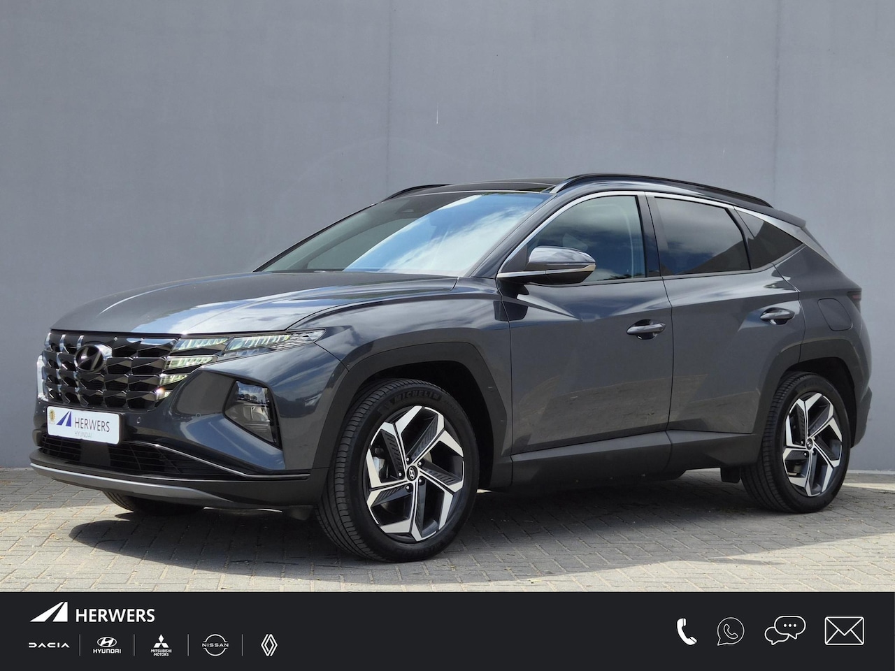 Hyundai Tucson - 1.6 T-GDI PHEV Comfort Smart Sky 4WD / Fabrieksgarantie tot 02-2029 / Dealer onderhouden / - AutoWereld.nl