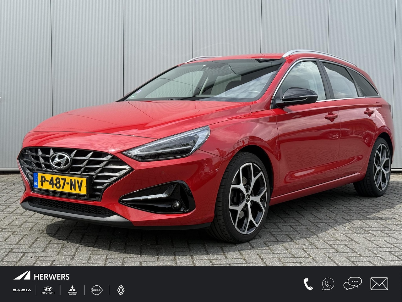 Hyundai i30 Wagon - 1.5 T-GDi MHEV Premium / 18" N velgen / Trekhaak afneembaar 1410 kg / Vol leder / Stoelver - AutoWereld.nl