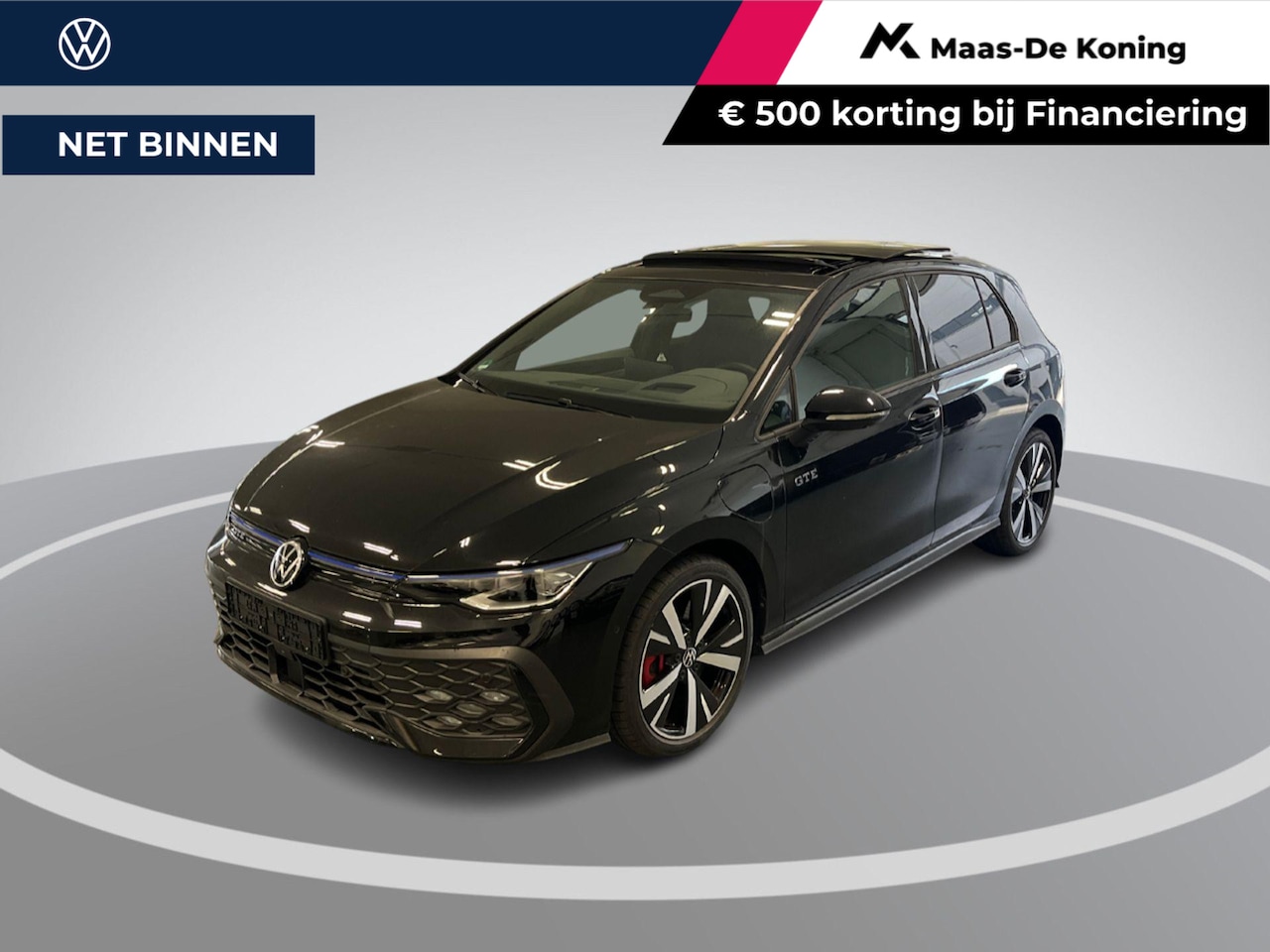 Volkswagen Golf - 1.5 272pk DSG eHybrid GTE · Panoramadak · Alarm · 360 Camera · Wegklapbare Trekhaak · Appl - AutoWereld.nl