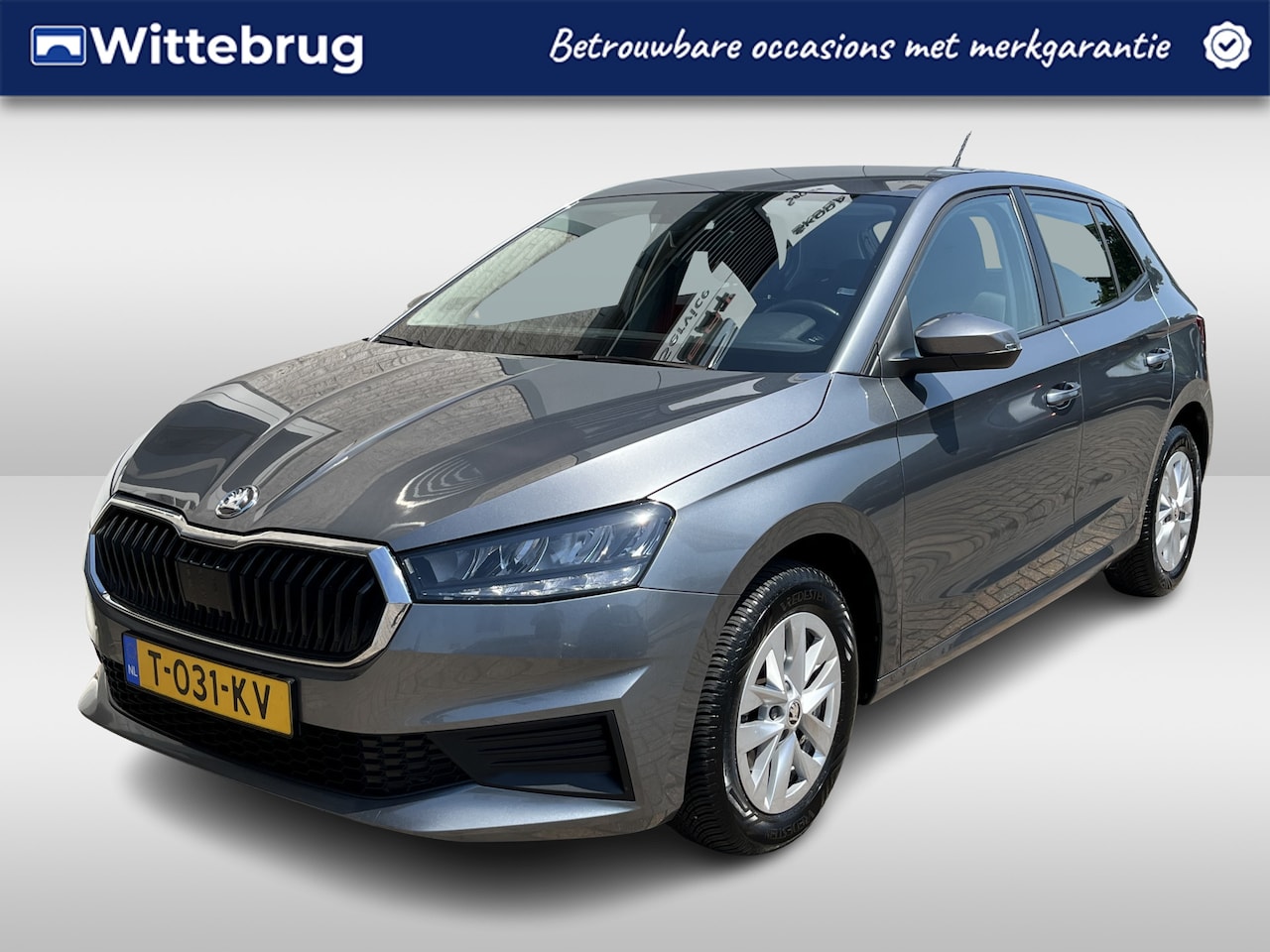 Skoda Fabia - 1.0 TSI Ambition / AUTOMAAT/ PARKEER SENSOREN/ CRUISE/ SMARTLINK/ LED/ NAVI/ DAB/ AIRCO/ 1 - AutoWereld.nl