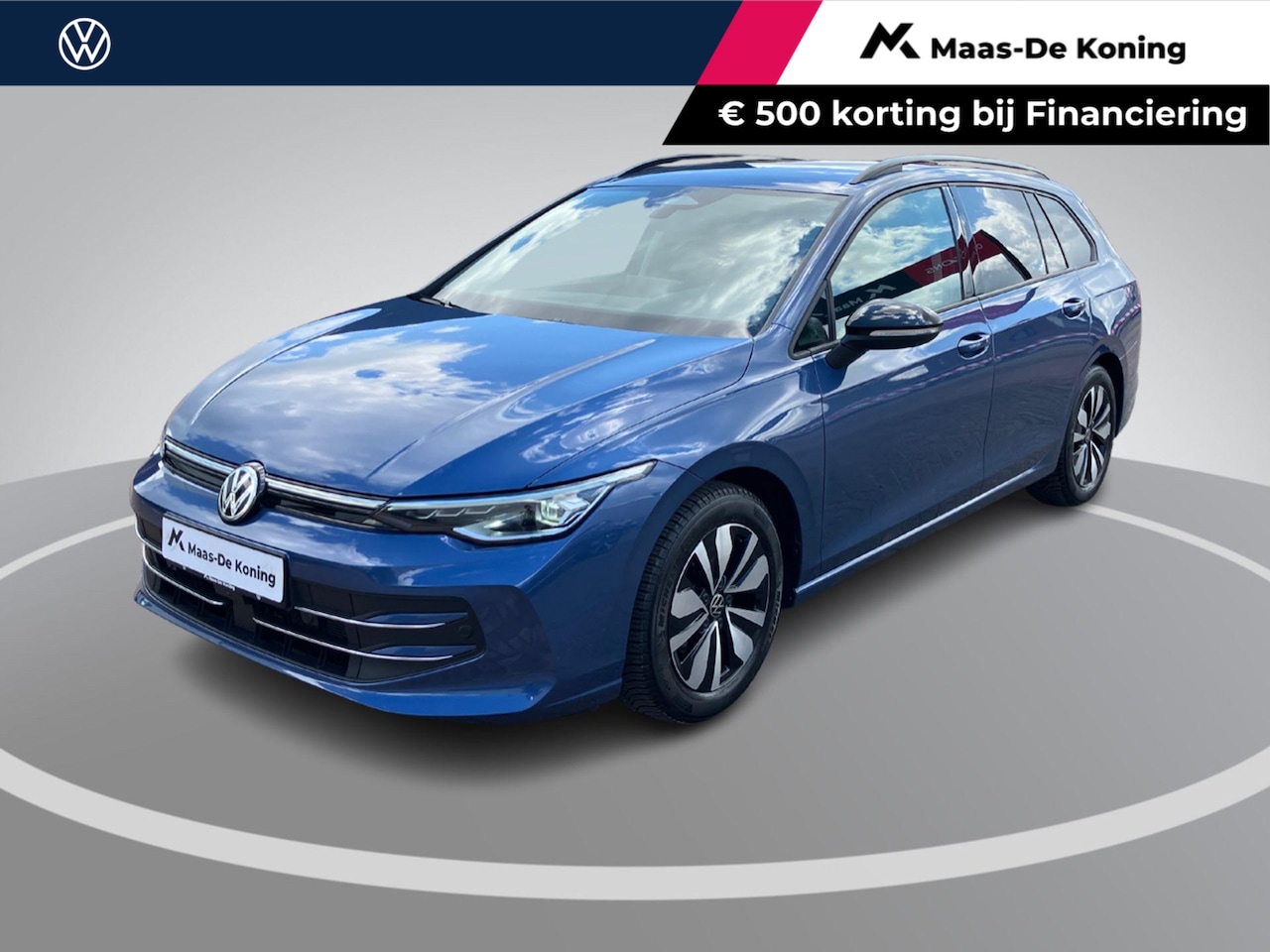 Volkswagen Golf Variant - 1.5 eTSI 110KW/150PK DSG Life Edition · Trekhaak · Stoelverwarming · 360° camera + Parkeer - AutoWereld.nl