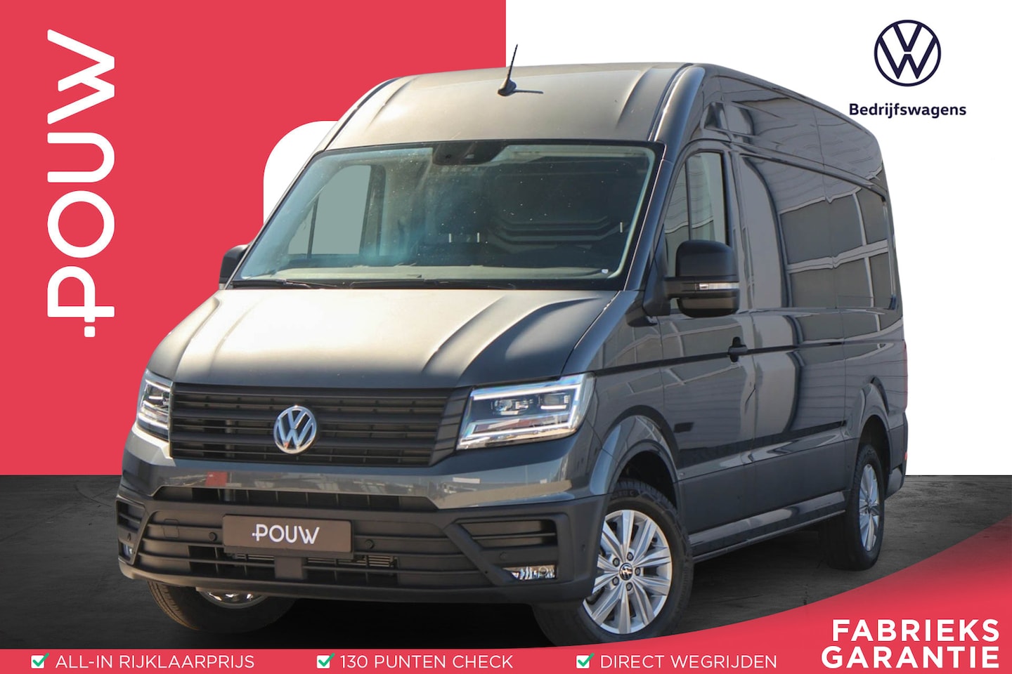 Volkswagen Crafter - 30 2.0 TDI 140pk Automaat L3H3 Highline | LED Koplampen | Navigatie | App Connect | Achter - AutoWereld.nl