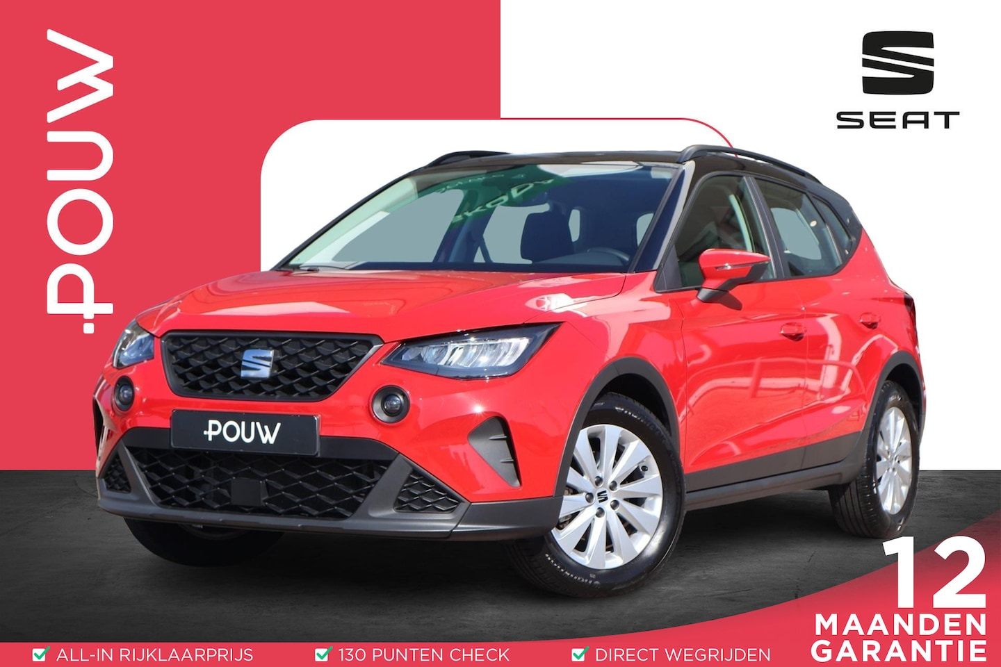 SEAT Arona - 1.0 TSI 95pk Style | PDC | Apple Carplay | Clima | Cruise Control - AutoWereld.nl
