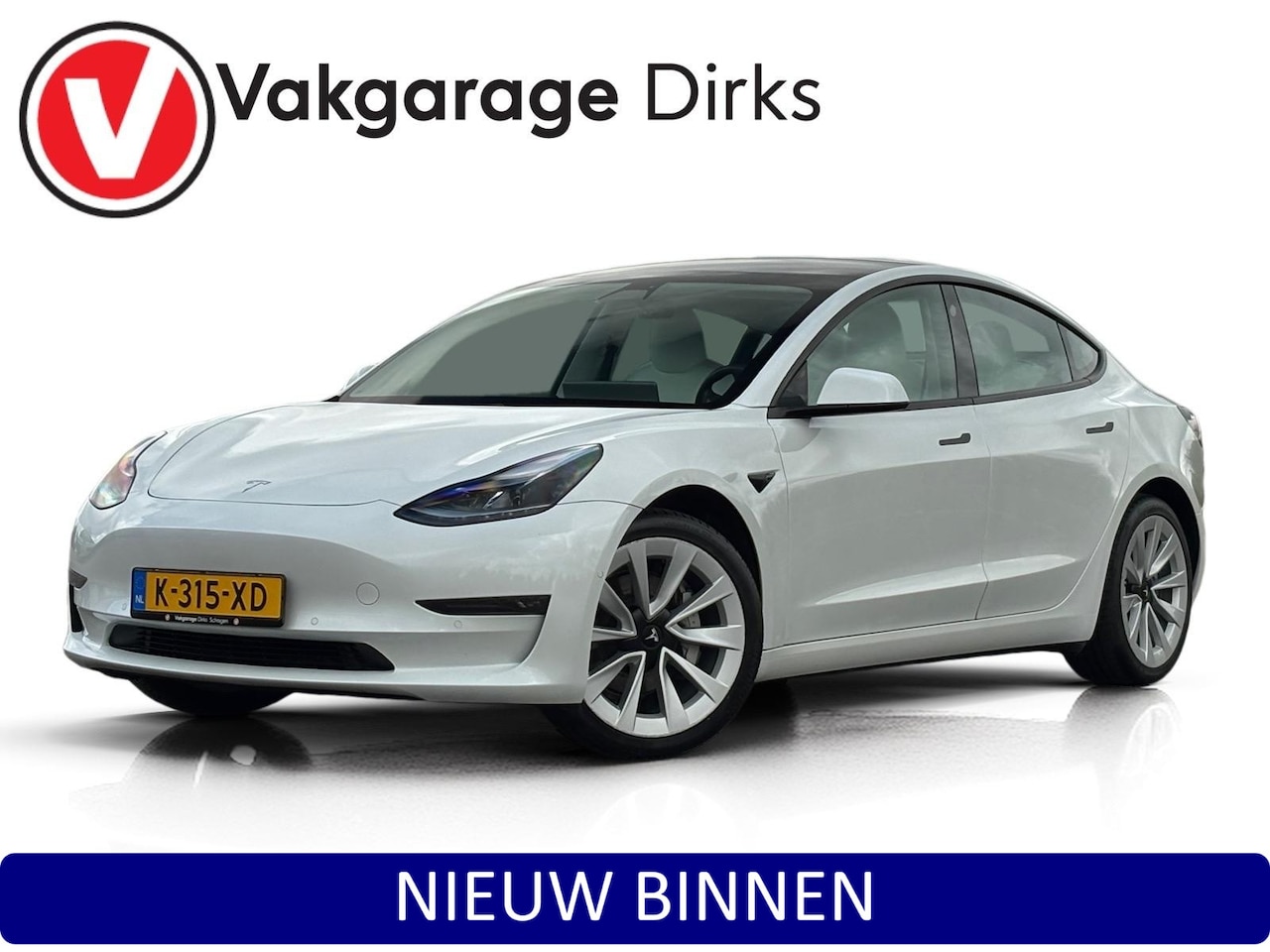 Tesla Model 3 - Long Range 351 PK AWD 75 kWh ✅ Pano ✅ ACC ✅ Leder - AutoWereld.nl
