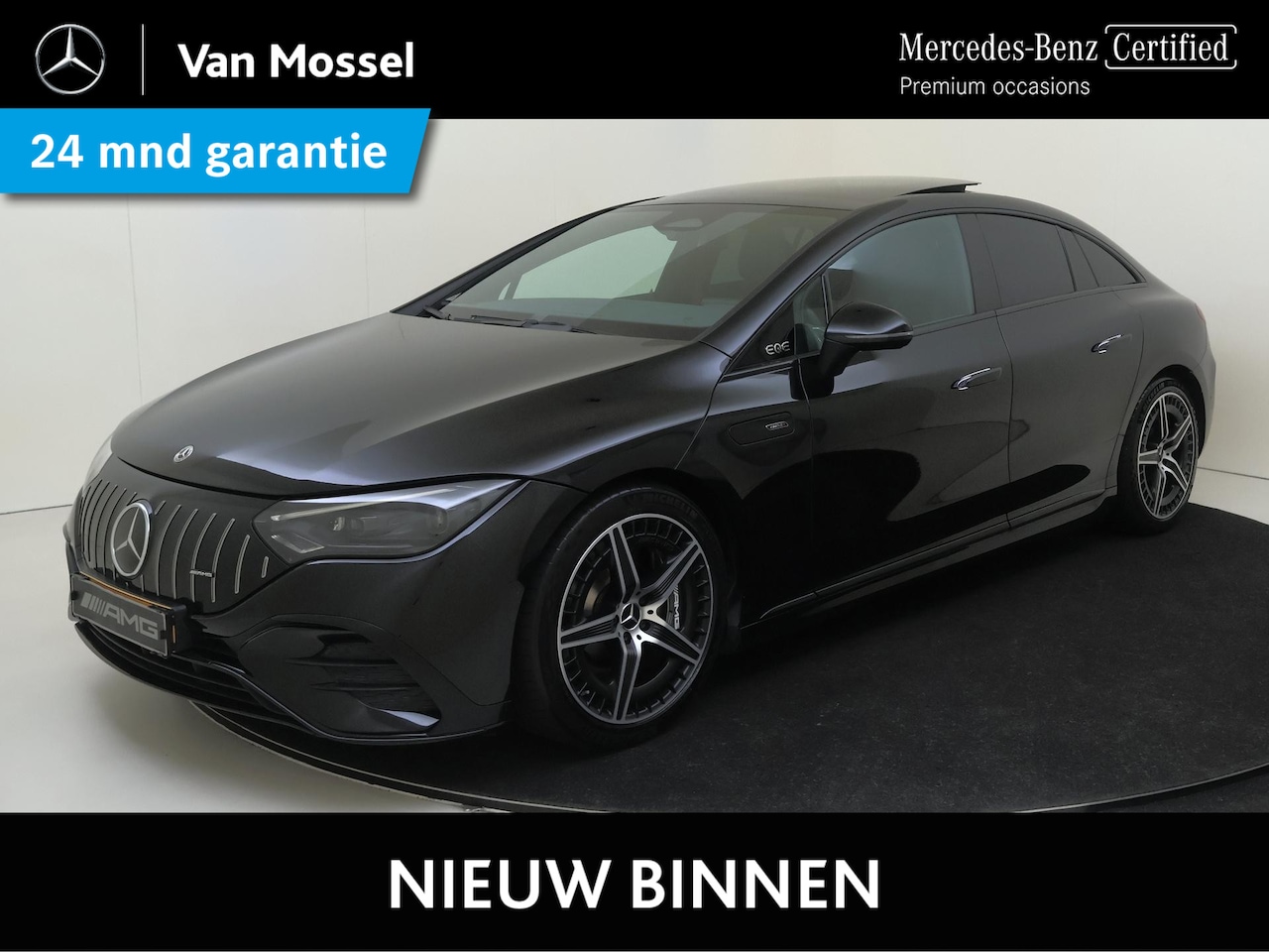 Mercedes-Benz EQE - AMG 53 4MATIC+ 90 kWh / Panoramadak/ Night/ Digital Light/ Memory - AutoWereld.nl