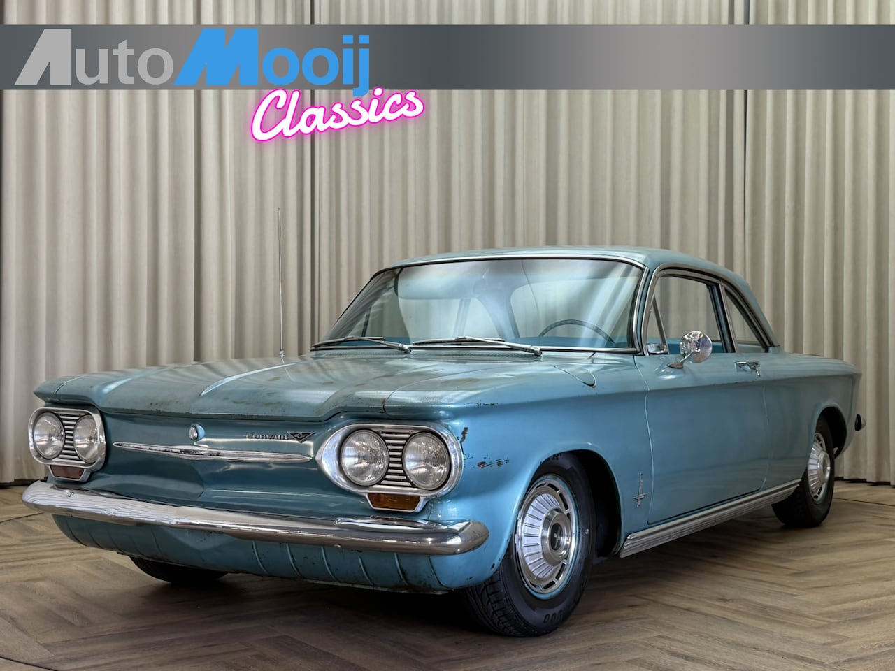 Chevrolet Corvair - Monza 900 / Coupé / NL-EU Kenteken / Super patina / Roestvrij / Lowrider / Powerglide Auto - AutoWereld.nl