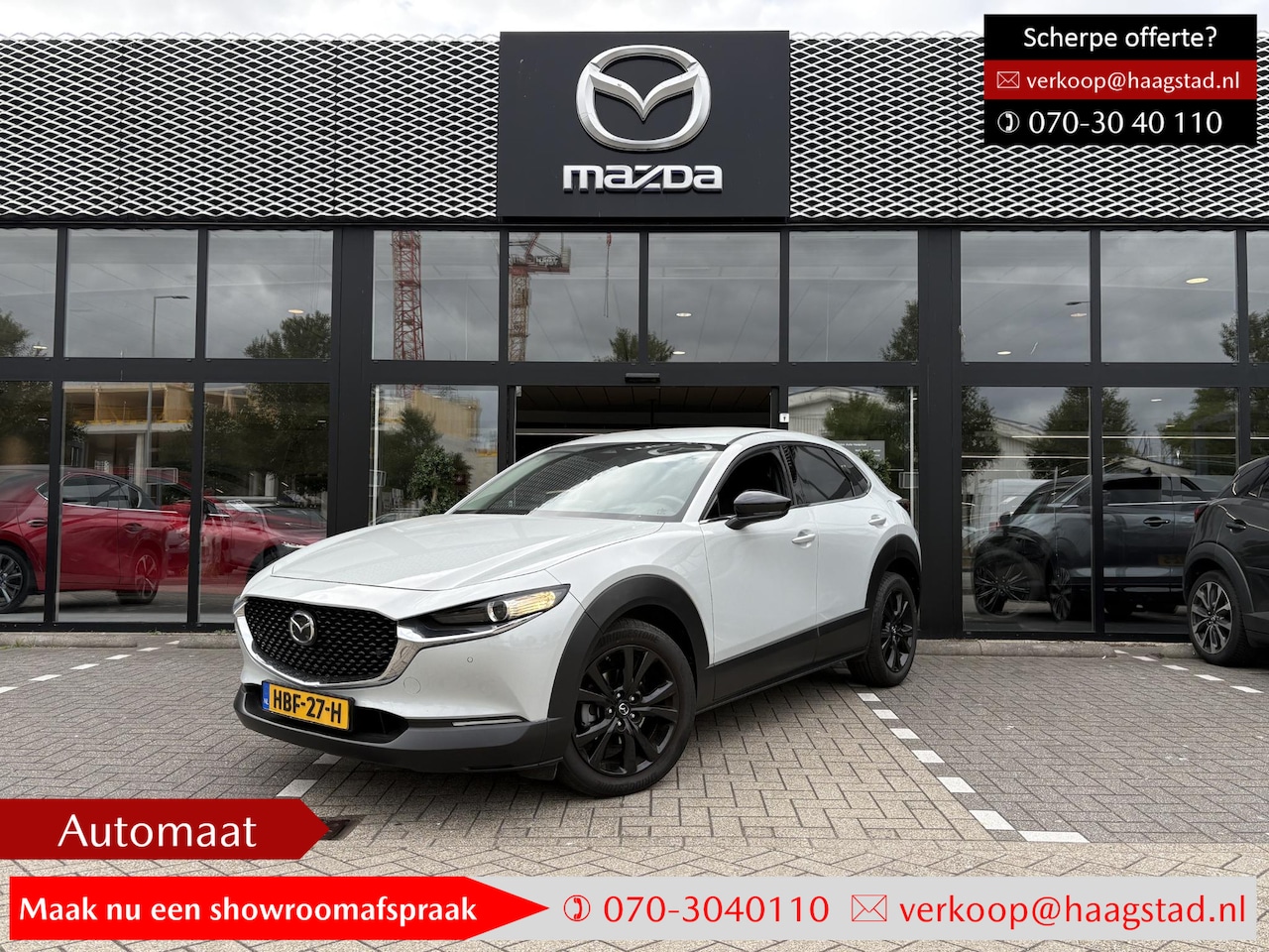 Mazda CX-30 - 2.5 e-SkyActiv-G M Hybrid Homura Automaat / BTW Auto / Garantie t/m 02-2031 - AutoWereld.nl