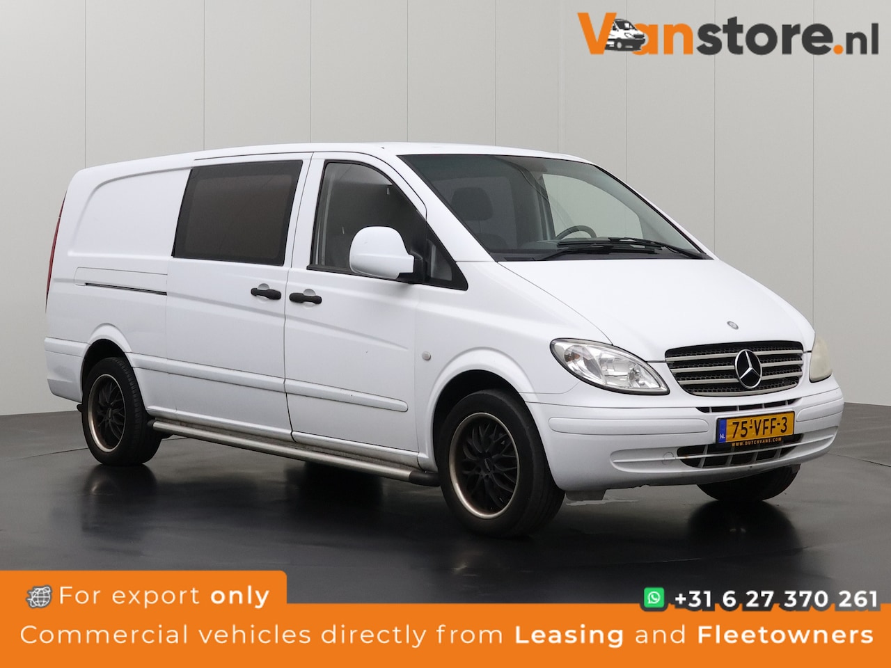 Mercedes-Benz Vito - Extra Lang Dubbele Cabine | Marge | Airco | Trekhaak - AutoWereld.nl