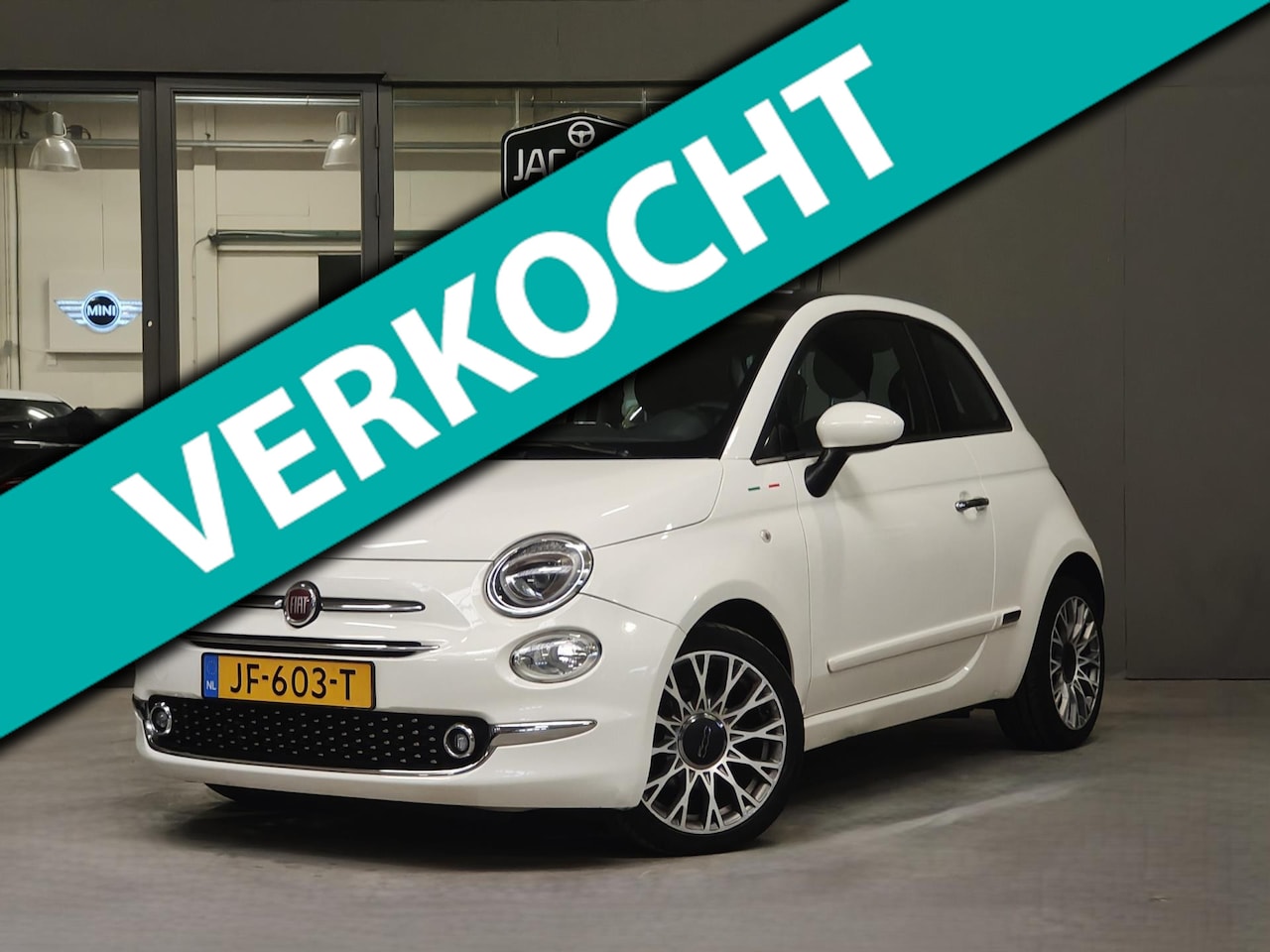 Fiat 500 - Lounge Automaat Spotify Navi Panoramadak - AutoWereld.nl