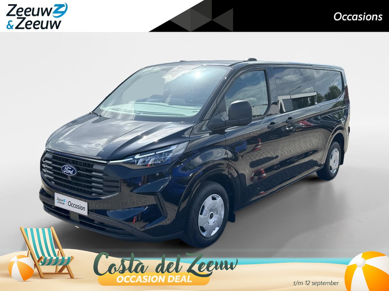 Ford Transit Custom - 300 2.0 TDCI L2H1 Trend Dubbele Cabine 136 pk Automaat - 6 persoons | BPM VRIJ! | Adaptive - AutoWereld.nl