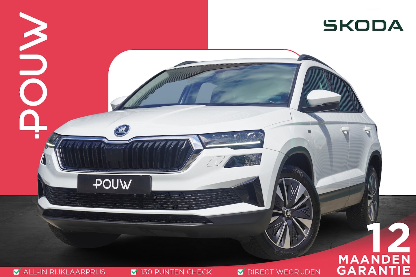 Skoda Karoq - 1.5 TSI 150pk DSG ACT Business Edition | Trekhaak | Stuur/stoelverwarming | Adaptive Cruis - AutoWereld.nl