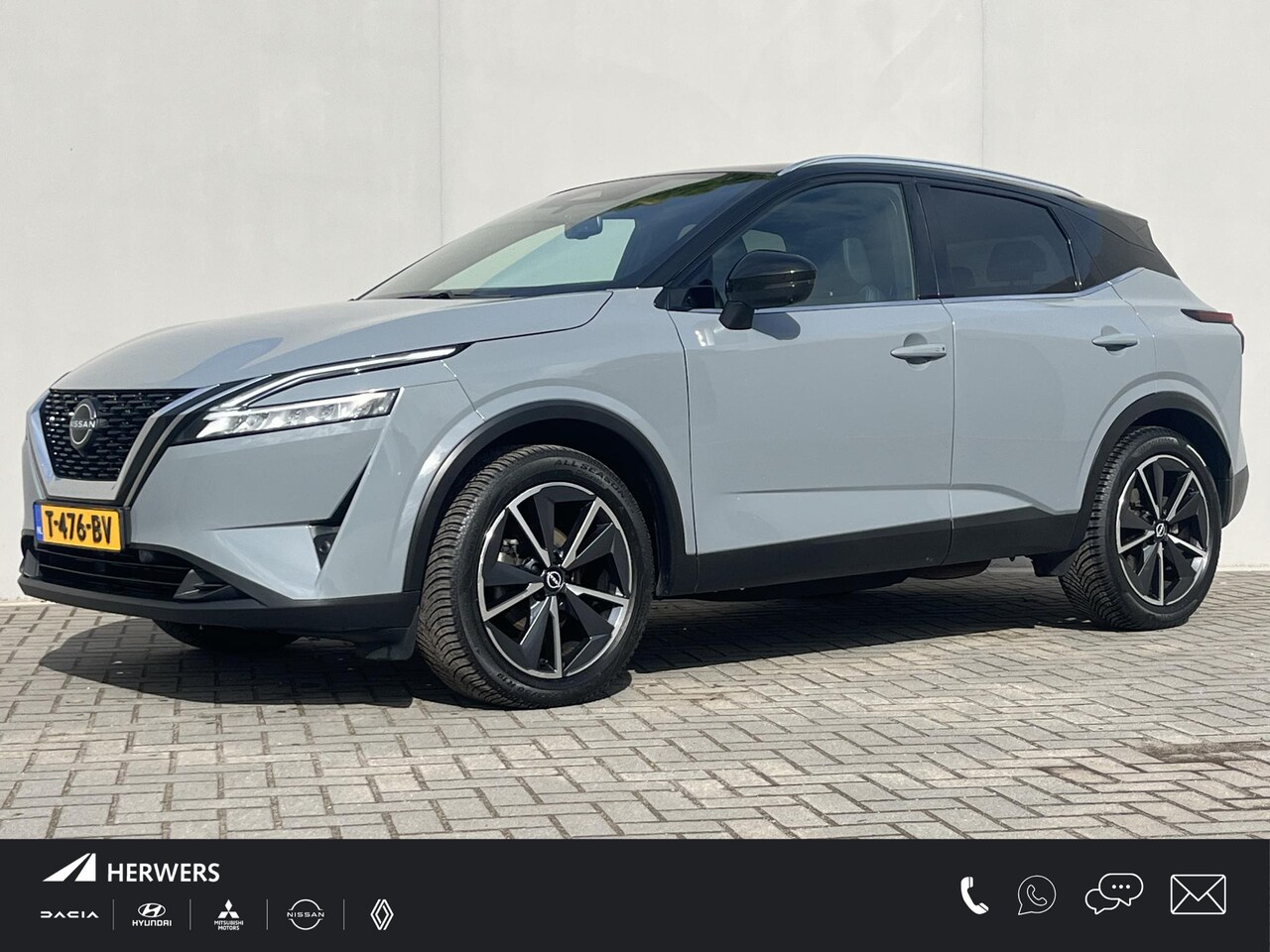 Nissan Qashqai - 1.3 MHEV Tekna / Trekhaak (1.400KG) / Panoramadak / HUD / Elektr Bestuurders Stoel / Elekt - AutoWereld.nl