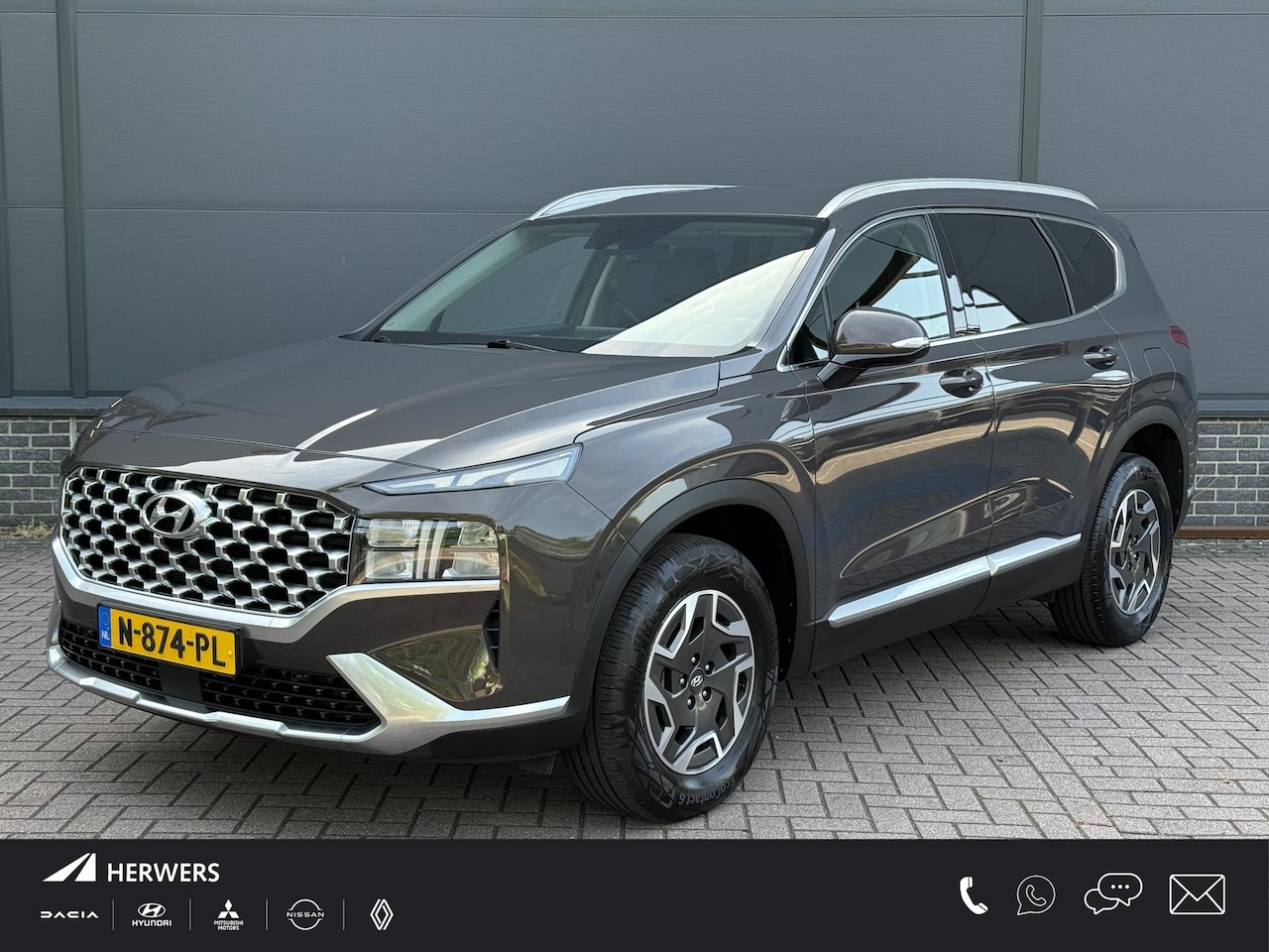Hyundai Santa Fe - 1.6 T-GDI HEV Comfort Smart / Dealer Onderhouden / Trekhaak / 1650 KG Trekgewicht / Stoel - AutoWereld.nl
