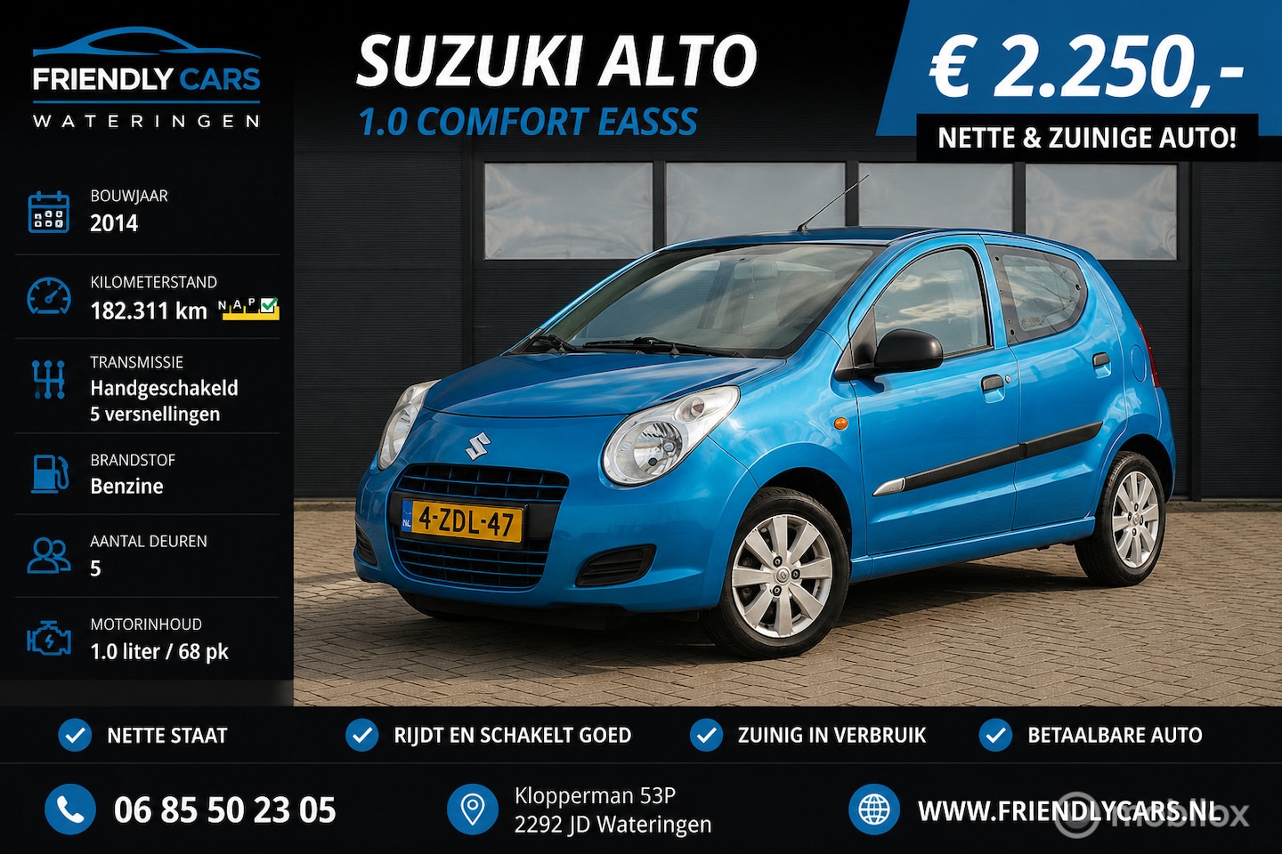 Suzuki Alto - 1.0 Comfort EASSS 1.0 Comfort EASSS - AutoWereld.nl