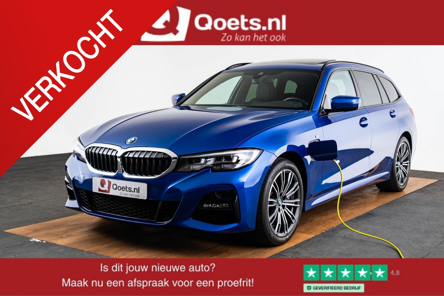 BMW 3-serie Touring - 330e High Executive M Sport- Panoramadak - Sportstoelen - Elektrisch verwarmde voorstoelen - AutoWereld.nl
