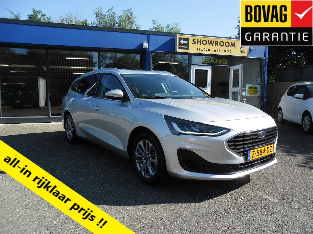 Ford Focus Wagon - 1.0 EcoBoost Hybrid 125pk Titanium Nav Ecc Lmv Privacyglas Pdc Rijklaarprijs - AutoWereld.nl