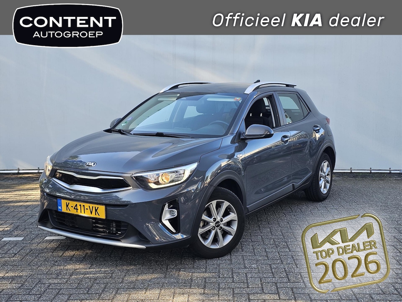 Kia Stonic - 1.0 T-GDi 120pk DCT7 DynamicLine I Trekhaak I Navi I Clima - AutoWereld.nl