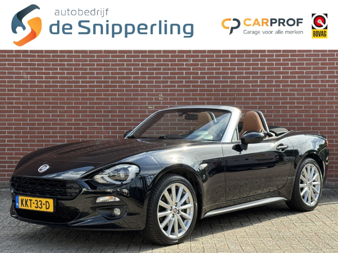 Fiat 124 Spider - 1.4 M-AIR T LUSSO AUTOMAAT NAV CAMERA CRUISE LEER STOELVW DAB XENON LMV - AutoWereld.nl
