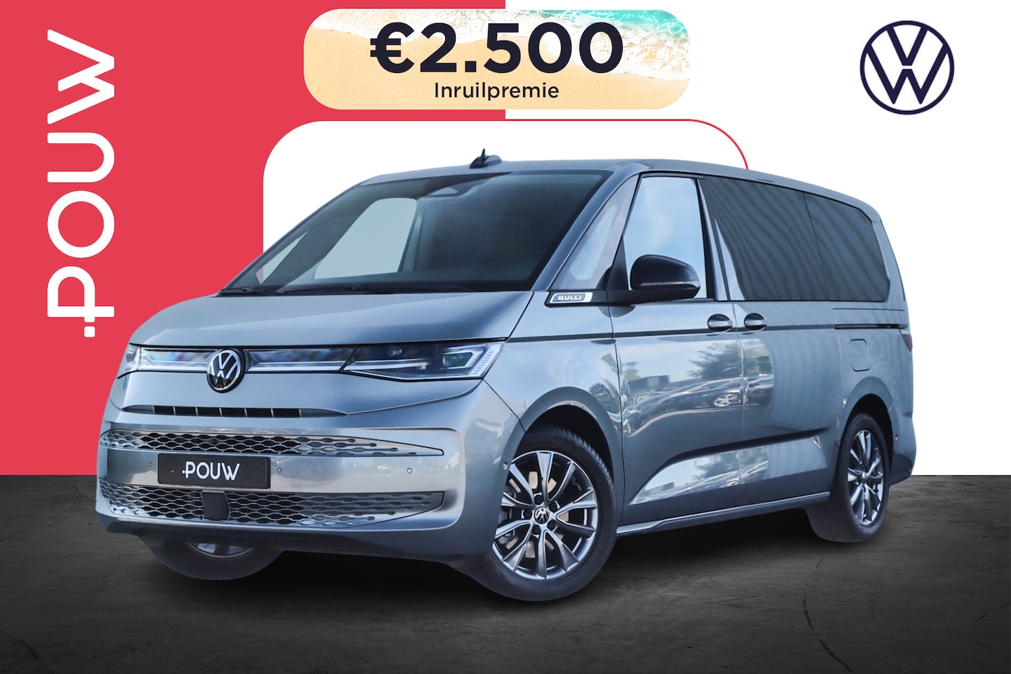 Volkswagen Multivan - 1.5 eHybrid 245 L2 Bulli Edition 4Motion | Trekhaak | 360 Camera | Harman Kardon Audio - AutoWereld.nl