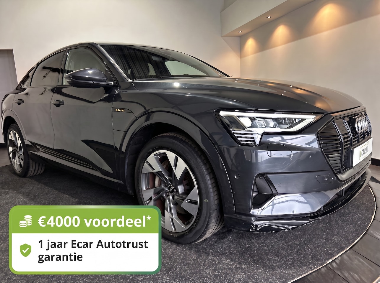 Audi e-tron Sportback - 55 quattro Business edition Plus 95 kWh | SOH 91,0 % | Panoramadak | voorstoelen verwarmd - AutoWereld.nl