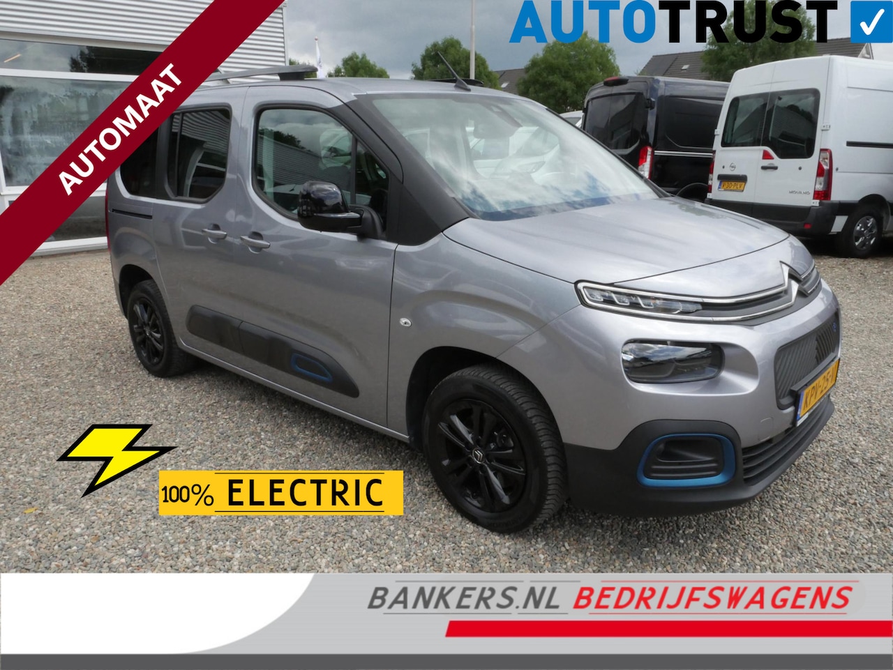 Citroën ë-Berlingo - Shine MPV 50 kWh SOH 93,5% Airco trekhaak - AutoWereld.nl