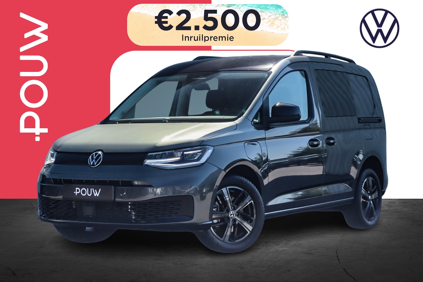 Volkswagen Caddy - Kombi 1.5 TSI Hybride 150pk Style | Winter Pakket | 17" Velgen - AutoWereld.nl