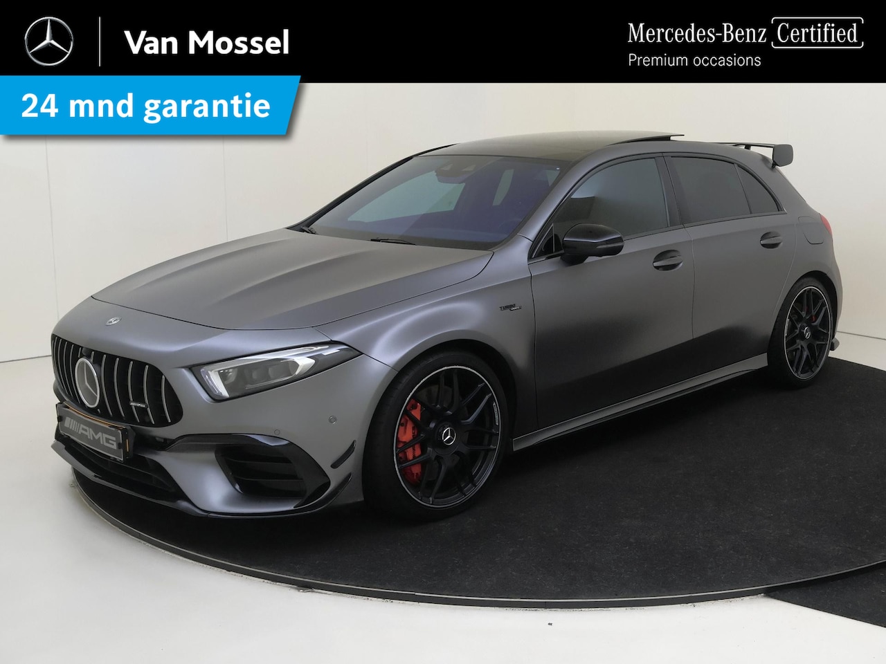 Mercedes-Benz A-klasse - AMG 45 S 4MATIC+ Premium Plus / Panoramadak/ Aero/ 19 inch/ Perf. Stoelen/ NL Auto - AutoWereld.nl