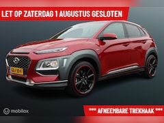 Hyundai Kona - 1.6 GDI HEV Fashion Sport, Rosso Color Package, Trekhaak, Donker glas + zwarte hemel, Navi