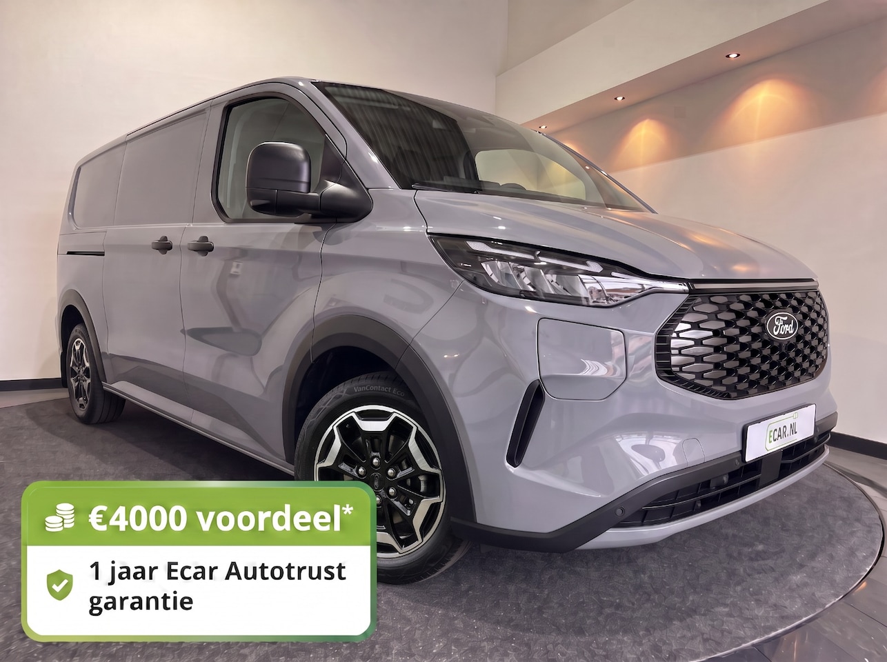Ford E-Tourneo Custom - 340 L2H1 Active 65 kWh 218PK | Tot € 4.000 klantvoordeel* | Elektr. schuifdeuren | verw. s - AutoWereld.nl