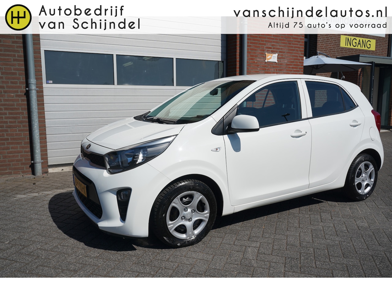 Kia Picanto - 1.0 CVVT ECONOMYPLUSLINE ORIGINEEL NEDERLANDS MET NIEUWE KOPPELING!!! AIRCO BLUETOOTH 4X A - AutoWereld.nl