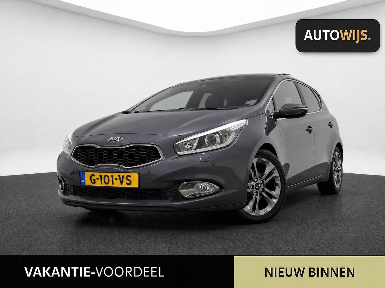 Kia Cee'd - 1.6 GDI Plus Pack|LEDER|PANO|AUT|CAMERA|GOED ONDERHOUDEN - AutoWereld.nl
