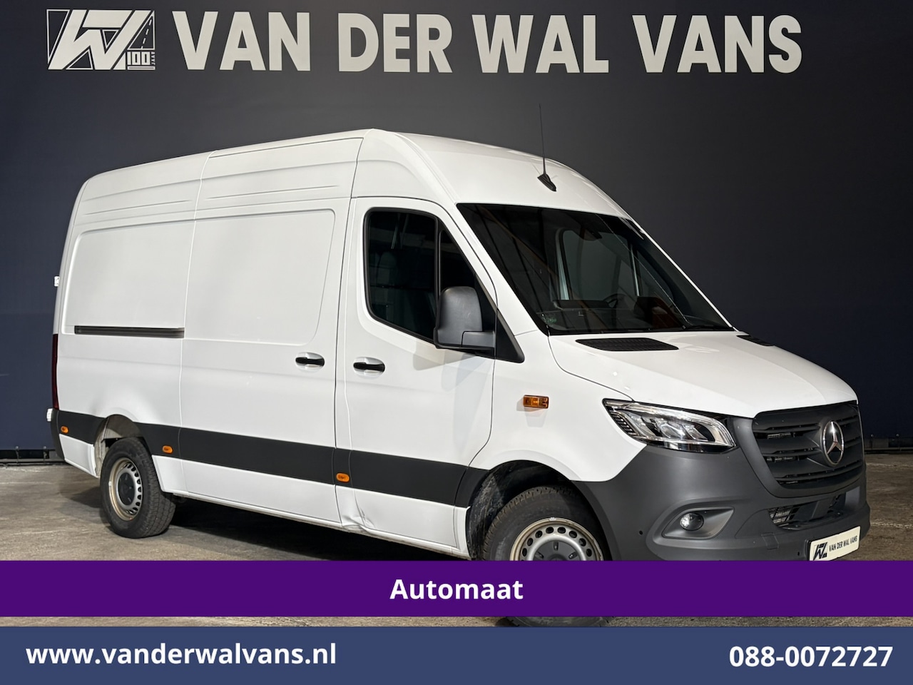 Mercedes-Benz Sprinter - 317 CDI 170pk 9G-Tronic Automaat L2H2 2025 model Euro6 Airco | Camera | Navigatie | Adapti - AutoWereld.nl