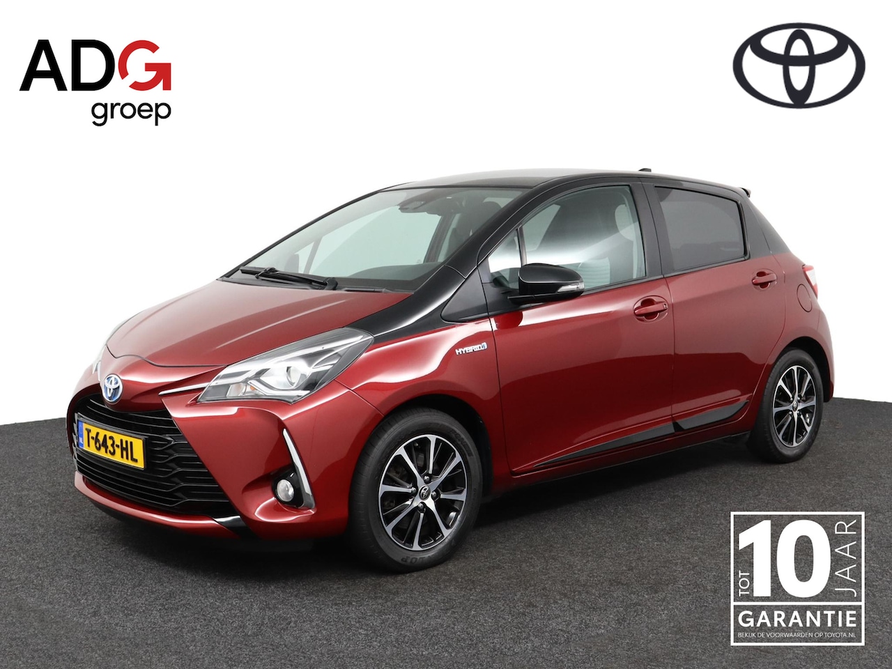 Toyota Yaris - 1.5 Hybrid Bi-Tone Edition | Trekhaak | Climate control | Cruise control | - AutoWereld.nl