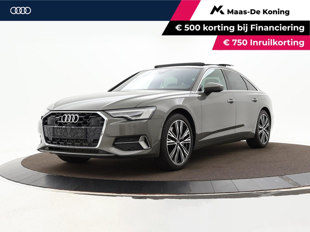 Audi A6 Limousine - 50 TFSIe 299PK S-tronic Quattro S Line · 360 Camera · Panoramadak · Apple/Android Car Play - AutoWereld.nl