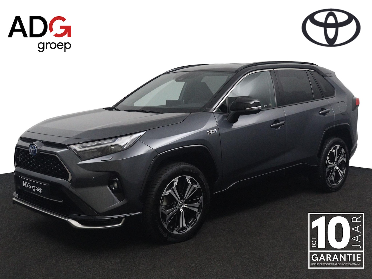 Toyota RAV4 - 2.5 Plug-in Hybrid AWD Bi-Tone Plus | Trekhaak | Lederenbekleding met Verwarming en Verkoe - AutoWereld.nl