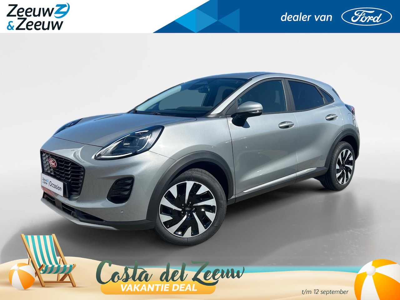 Ford Puma - 1.0 EcoBoost Hybrid Titanium | Op Voorraad | Actiekorting €5000,- | Snel Rijden | 0,99% Re - AutoWereld.nl