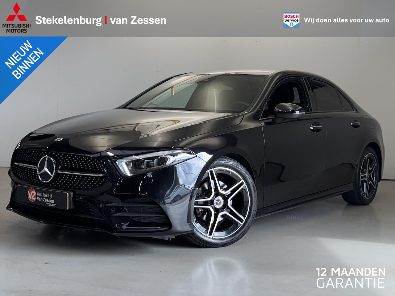 Mercedes-Benz A-klasse - 180 Business Solution AMG | NL-Auto | Pano | Memory | Sfeerverl. | Multibeam LED | Keyless - AutoWereld.nl