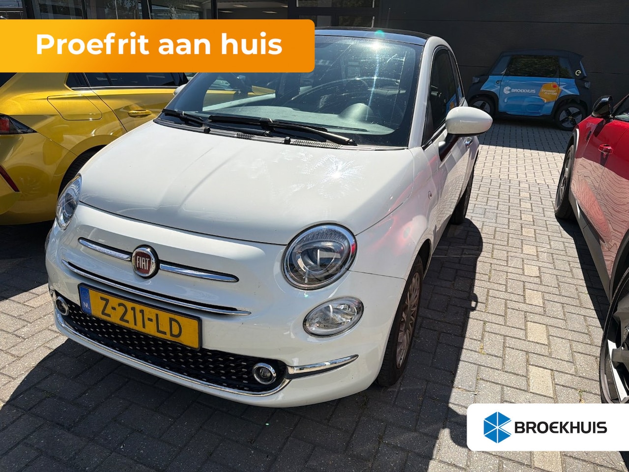 Fiat 500 - 1.0 Hybrid Dolcevita Finale Airco | Panoramadak | DAB | Cruise | | Boordcomputer | Cruise - AutoWereld.nl