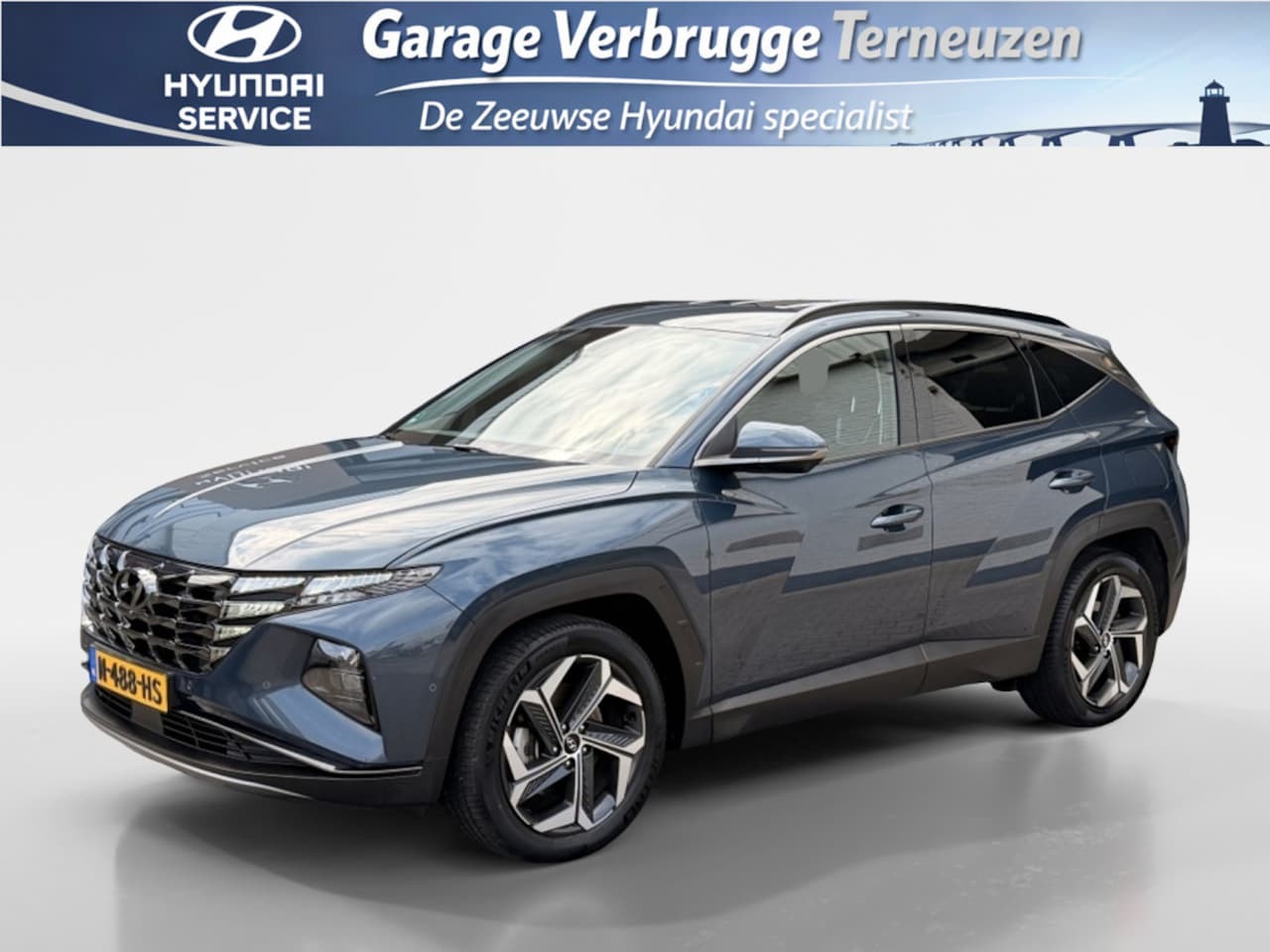 Hyundai Tucson - 1.6 T-GDI HEV Premium | Full Options | Navi | Elek.koffer | Leder | 360 camera - AutoWereld.nl