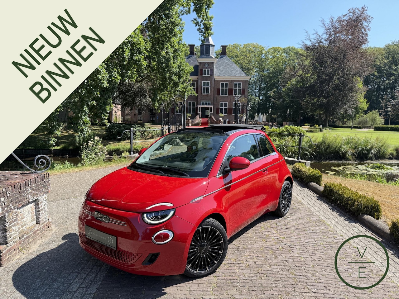 Fiat 500 C - La Prima 42 kWh | Blind Spot | Camera | CarPlay | BTW | - AutoWereld.nl