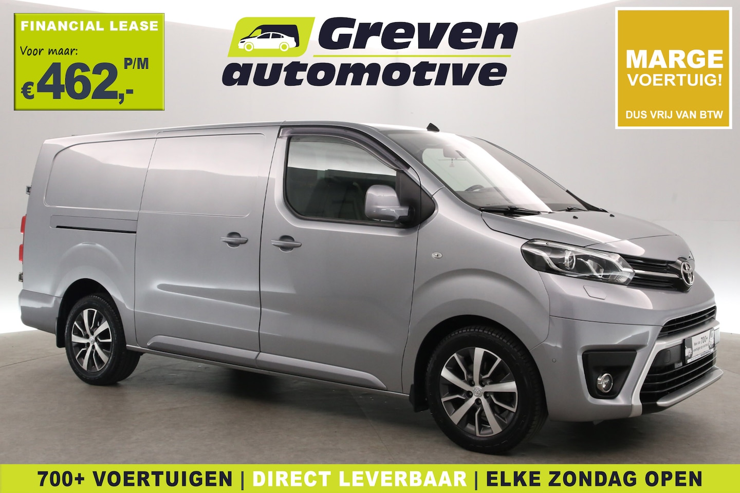 Toyota ProAce - 2.0 L3H1 180PK | Marge | Automaat | Clima | Cruise | Camera | 3 Zits | HUD | Carplay | 2xS - AutoWereld.nl