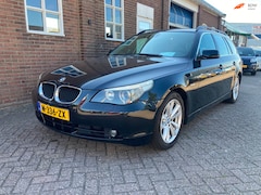 BMW 5-serie Touring - 525i High Executive Bj 2004, Panodak, Clima, Cruise, Leer , Navi, inruil is mogelijk