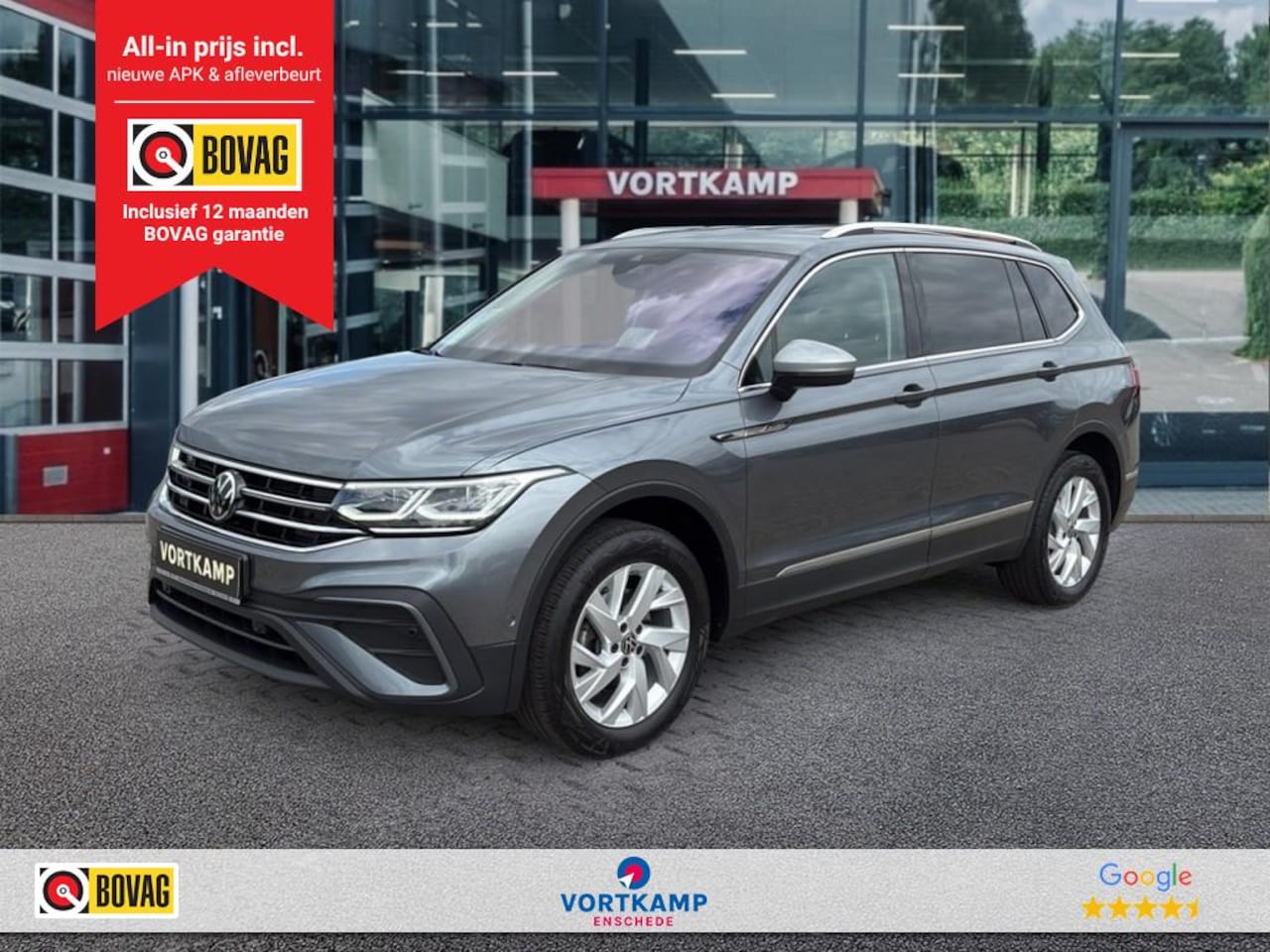 Volkswagen Tiguan Allspace - 1.5 TSI DSG LIFE 7PERS. TREKHAAK/CAMERA/ELEK-KLEP/DIG-DASH/STOELVERW - AutoWereld.nl