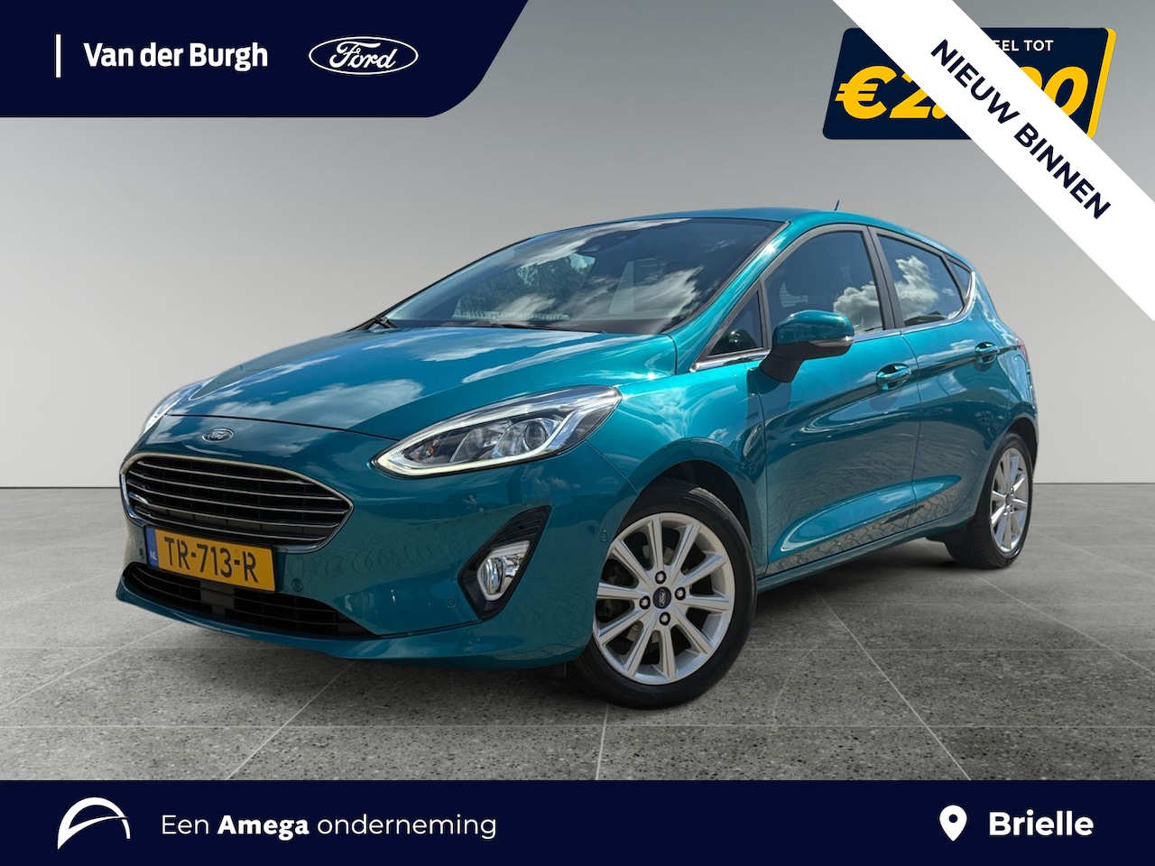 Ford Fiesta - 1.0 EcoBoost Titanium 100PK Navigatie | Achteruitrijcamera | Cruise Control - AutoWereld.nl